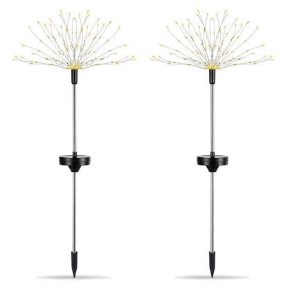 2-Piece: Solar Powered Starburst Garden Lights __stock:100 Outdoor Lighting refund_fee:1200 show-color-swatches Warranty