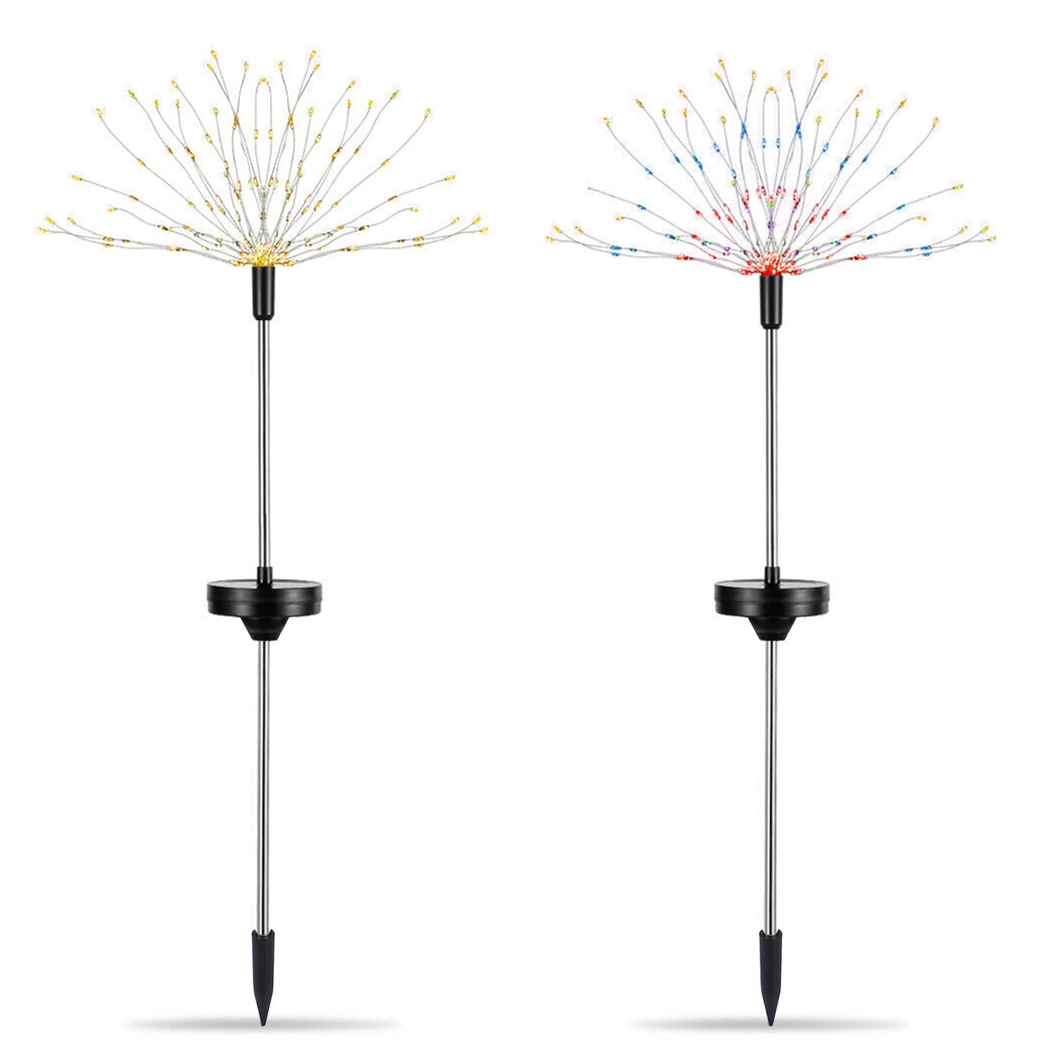 2-Piece: Solar Powered Starburst Garden Lights __stock:100 Outdoor Lighting refund_fee:1200 show-color-swatches Warranty