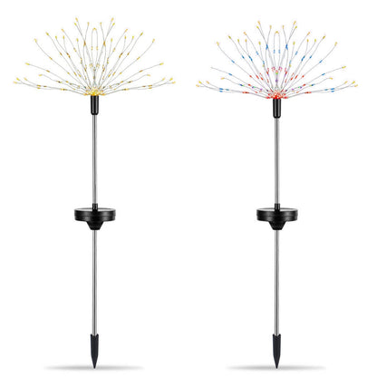 2-Piece: Solar Powered Starburst Garden Lights __stock:100 Outdoor Lighting refund_fee:1200 show-color-swatches Warranty