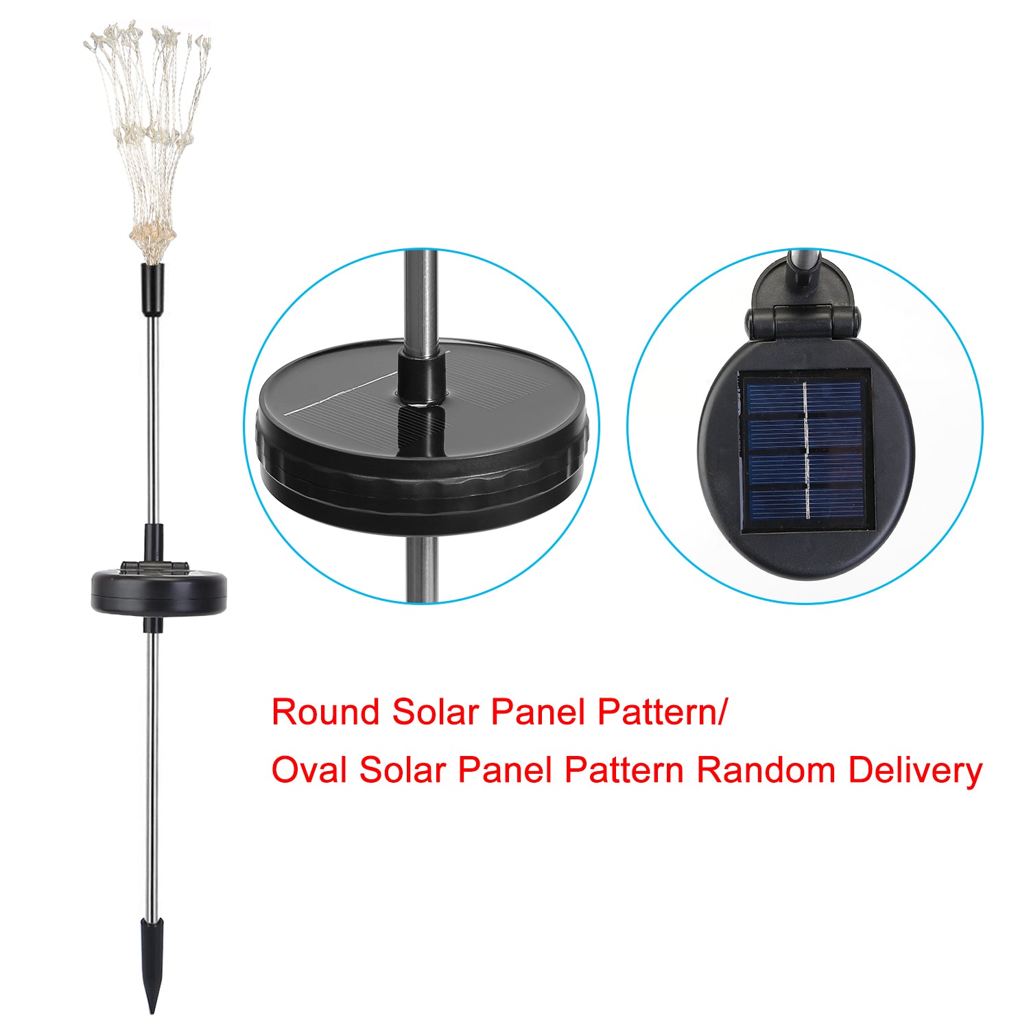 2-Piece: Solar Powered Starburst Garden Lights __stock:100 Outdoor Lighting refund_fee:1200 show-color-swatches Warranty