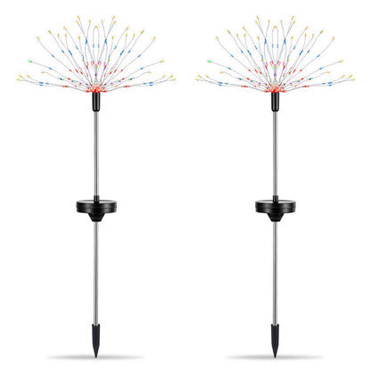 2-Piece: Solar Powered Starburst Garden Lights __stock:100 Outdoor Lighting refund_fee:1200 show-color-swatches Warranty