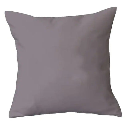 2-Piece: Solid Colored Simple Square Pillowcases Gray __stock:200 Furniture and Décor refund_fee:800