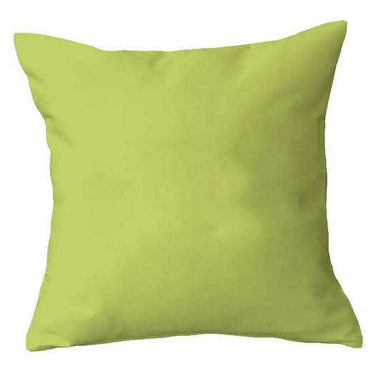 2-Piece: Solid Colored Simple Square Pillowcases Green __stock:200 Furniture and Décor refund_fee:800