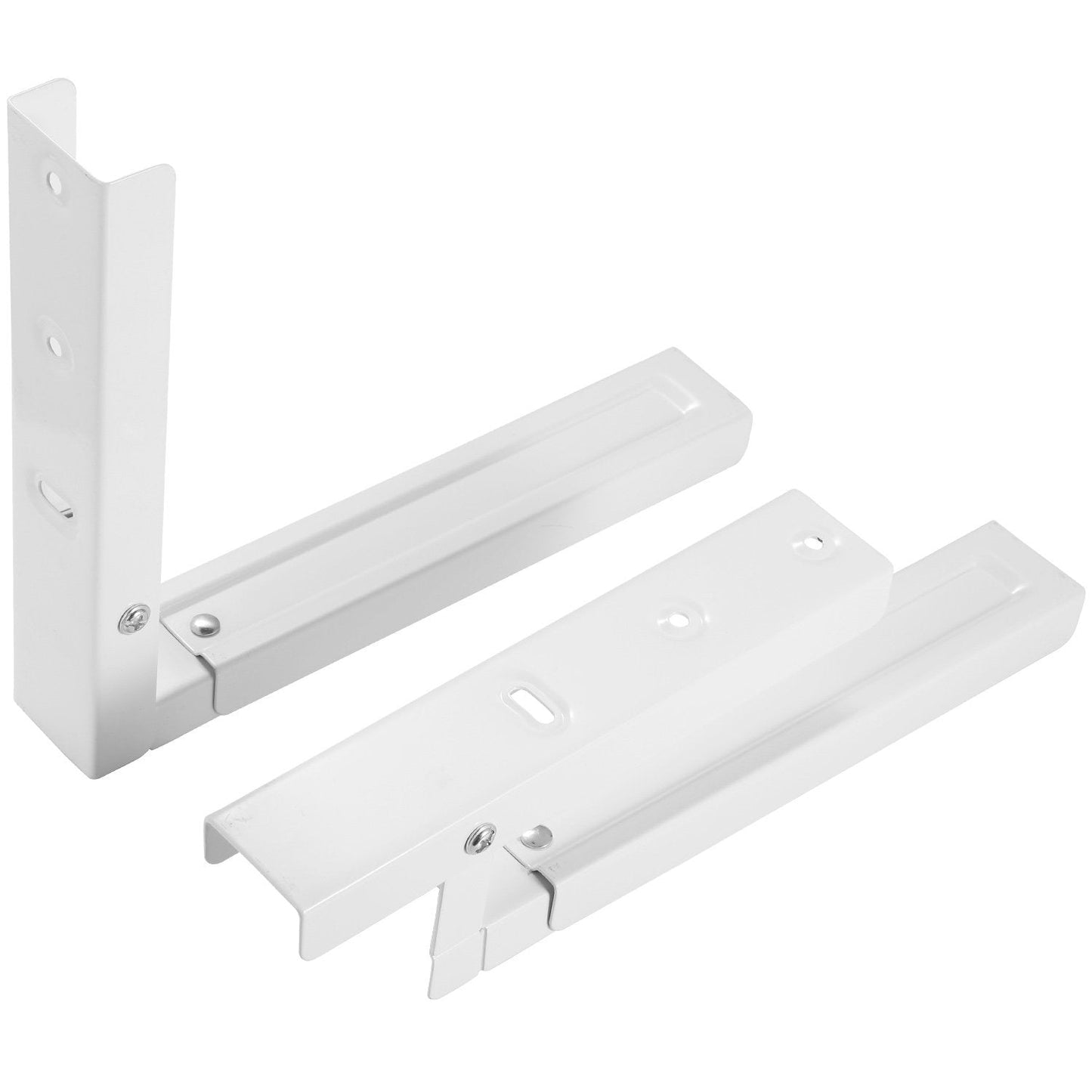 2-Pieces: Adjustable Wall Mount Microwave Brackets __stock:50 Home Improvement refund_fee:1200