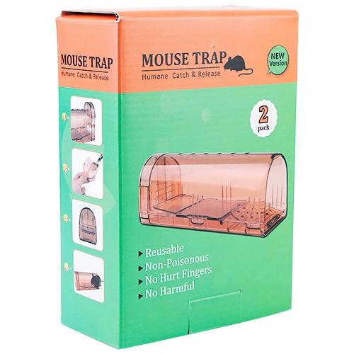 2-Pieces: Reusable Humane Mouse Trap Low stock Pest Control refund_fee:1200 Warranty