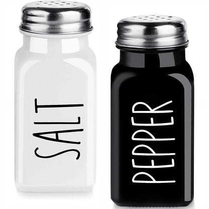 2-Pieces Set: Salt and Pepper Shakers Set Black/White __stock:200 Kitchen & Dining refund_fee:800