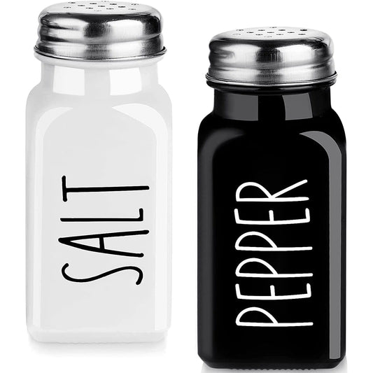 2-Pieces Set: Salt and Pepper Shakers Set Black/White __stock:200 Kitchen & Dining refund_fee:800