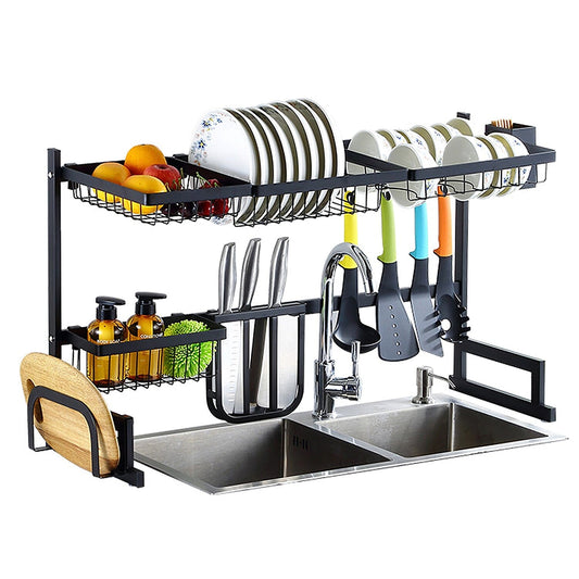 2-Tier Over the Sink Dish Drying Rack __stock:50 Kitchen & Dining Low stock refund_fee:1800