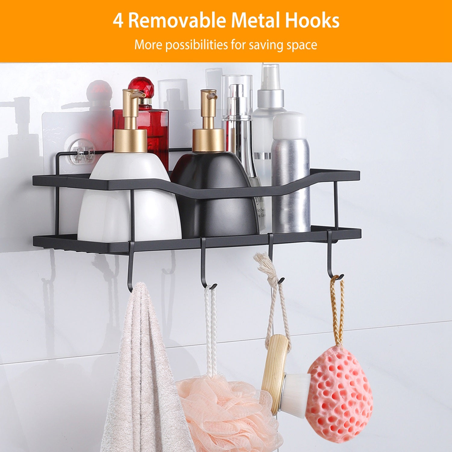 2-Tier Shower Caddy Shelf Holder __stock:50 Bath Low stock refund_fee:1200