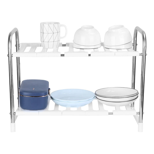 2-Tier Under Sink Organizer Retractable Kitchen Rack Holder __stock:50 Kitchen & Dining Low stock refund_fee:1200