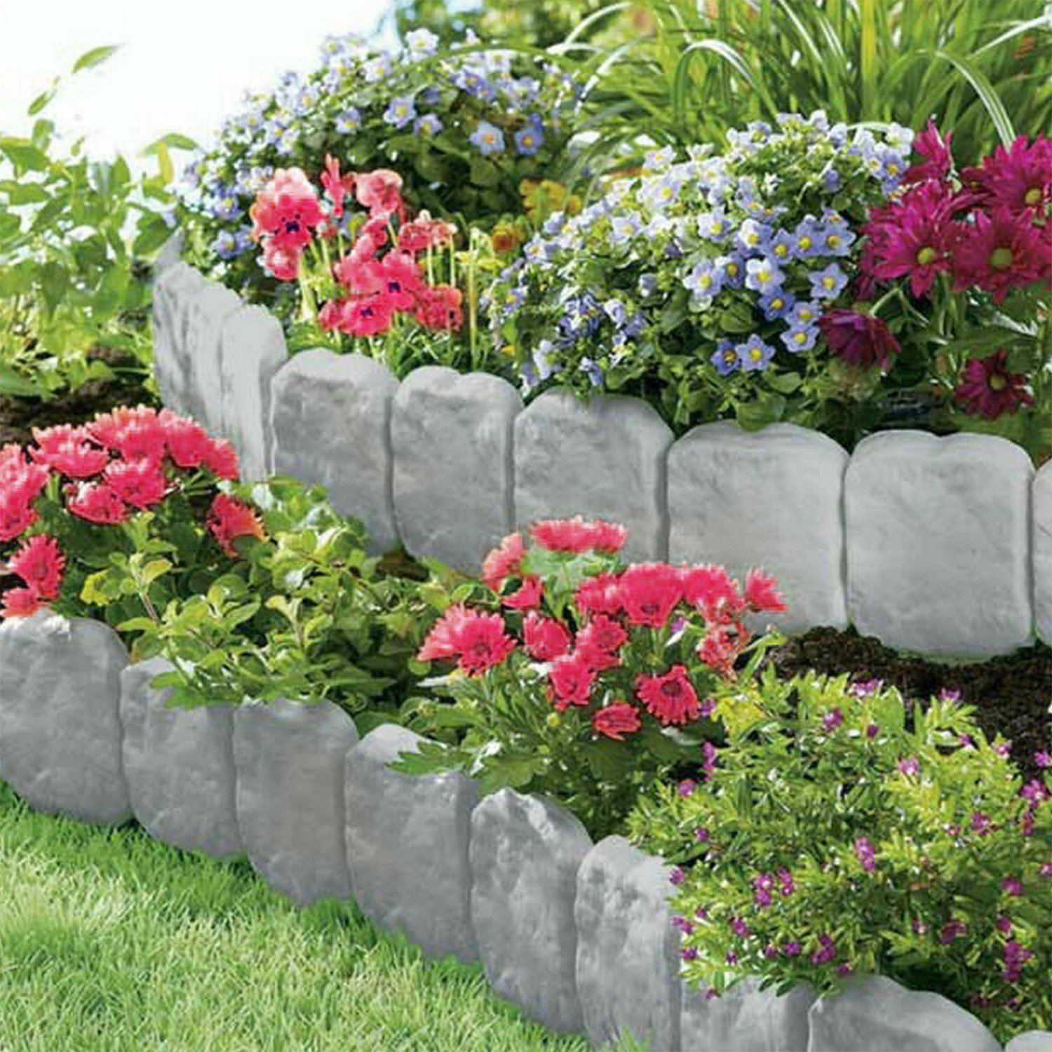 20-Pieces: Plastic Cobbled Stone Effect __stock:250 Garden & Patio refund_fee:1200