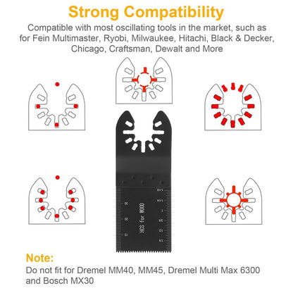 20-Pieces Set: Saw Blade Metal Oscillating Multitool Cutter Fit Home Improvement refund_fee:1200