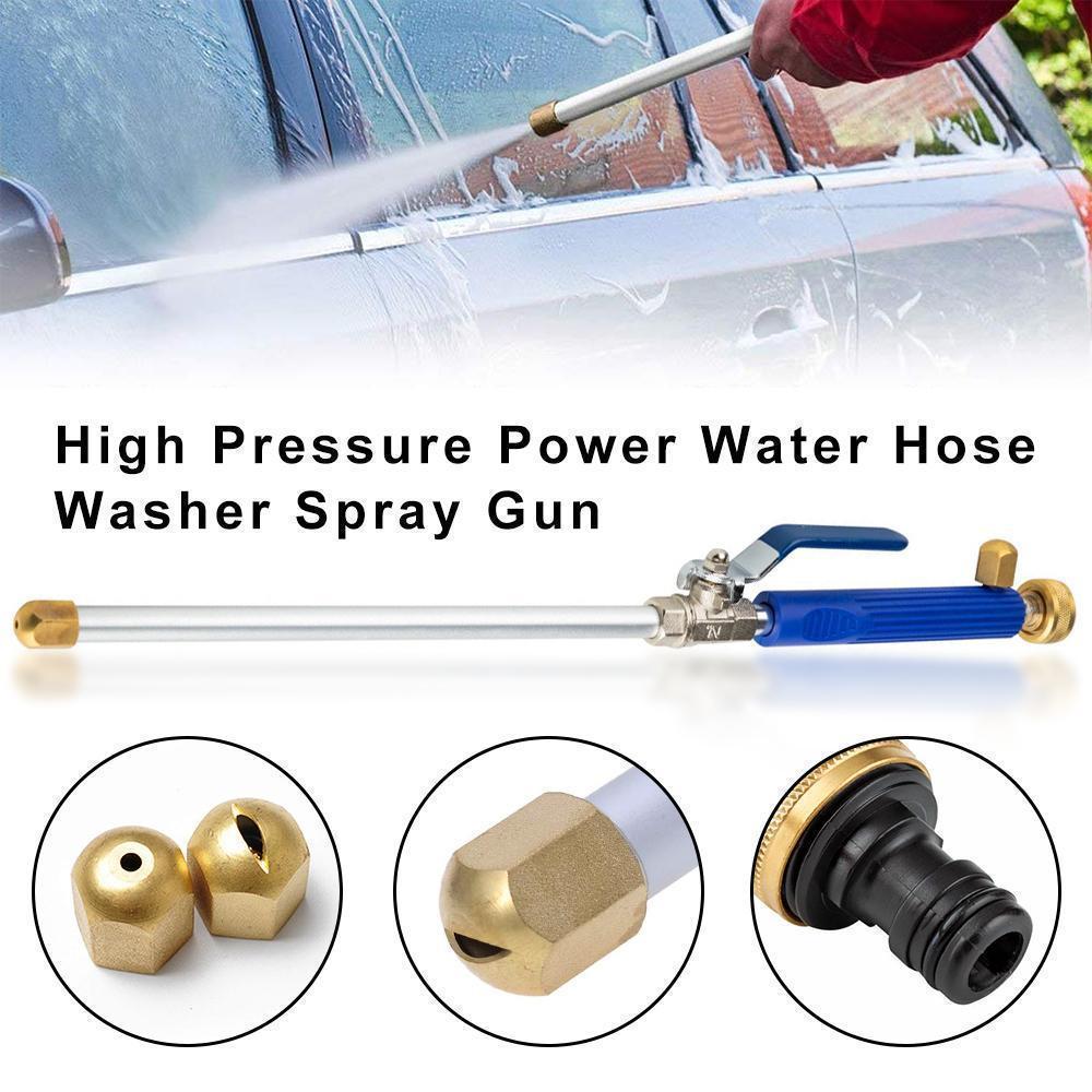 High Pressure Water Hose with Nozzle car cleaning Garden & Patio