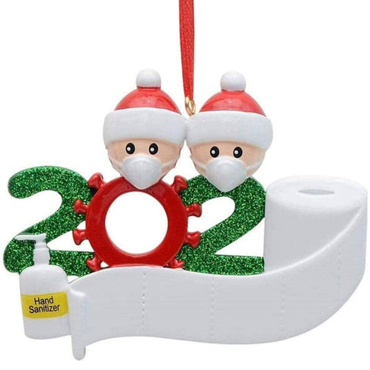 2020 Quarantine Family Personalized Christmas Ornaments Family of 2 __stock:400 Holiday Holiday Decor & Apparel refund_fee:800