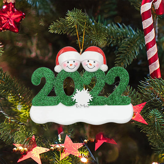 2022 Family Christmas Tree Ornament And Hanging Decorations Personalized Gifts For All Family of 2 __stock:250 Holiday Decor & Apparel refund_fee:800