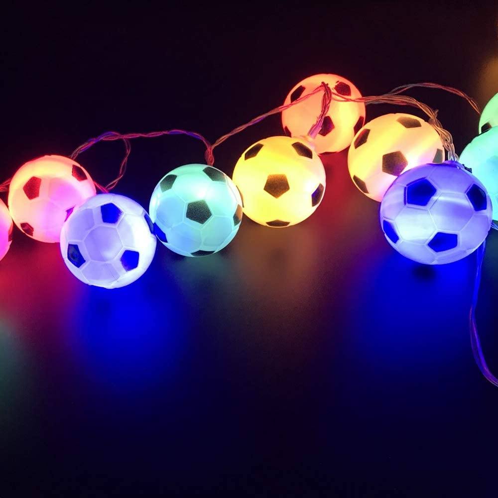 2022 World Cup Decor String Lights Soccer __stock:200 refund_fee:1200 String & Fairy Lights Warranty