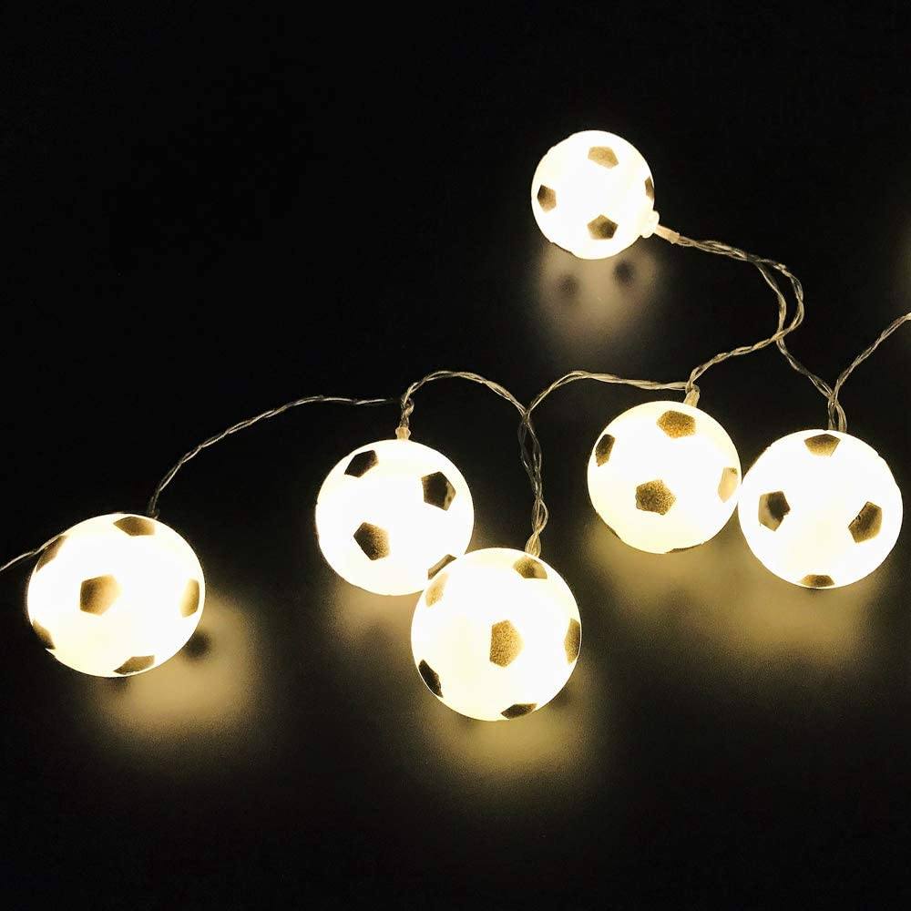 2022 World Cup Decor String Lights Soccer __stock:200 refund_fee:1200 String & Fairy Lights Warranty