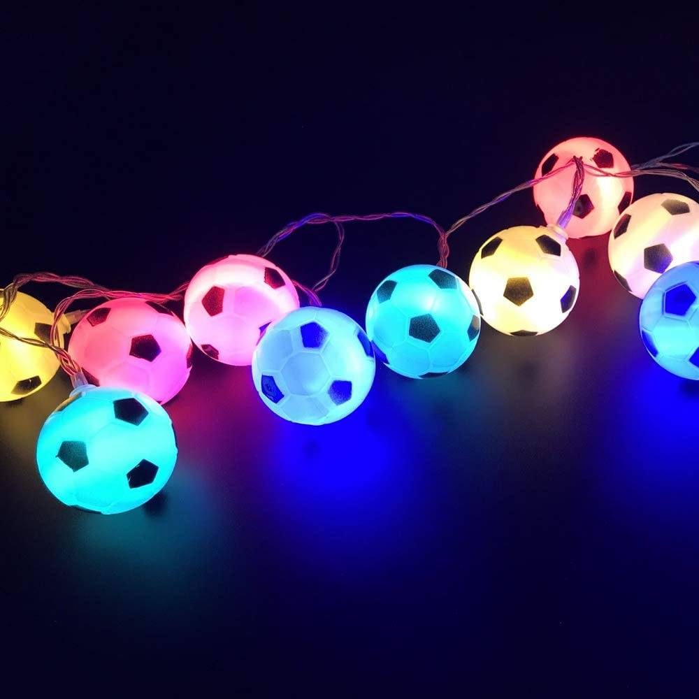 2022 World Cup Decor String Lights Soccer __stock:200 refund_fee:1200 String & Fairy Lights Warranty