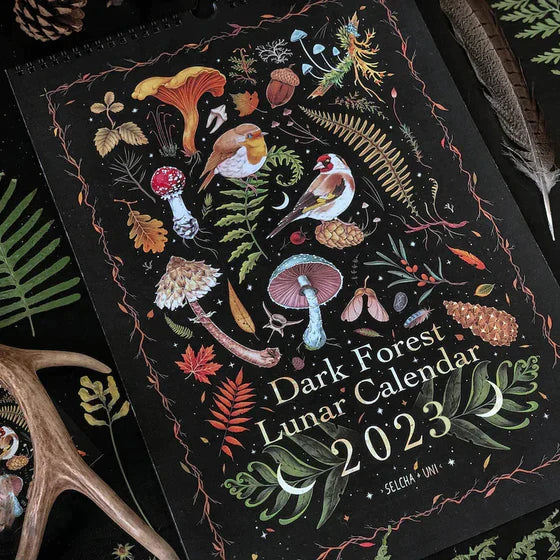 2024 Dark Forest Lunar Calendar decoration