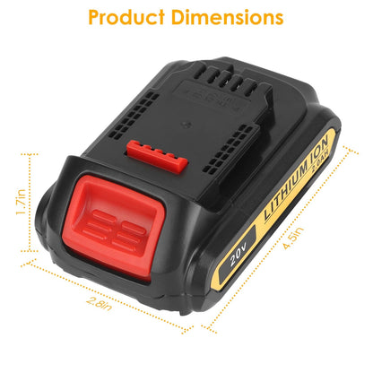 20V Replacement Battery Fit for Dewalt DCB __stock:50 Home Improvement refund_fee:1200 Warranty