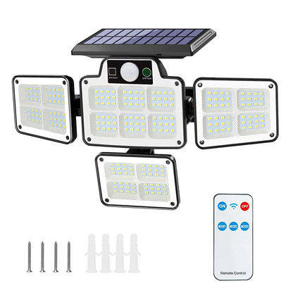 216 LEDs Solar Outdoor Light Motion Sensor Security Wireless Lamp __stock:100 Outdoor Lighting refund_fee:1200 Warranty