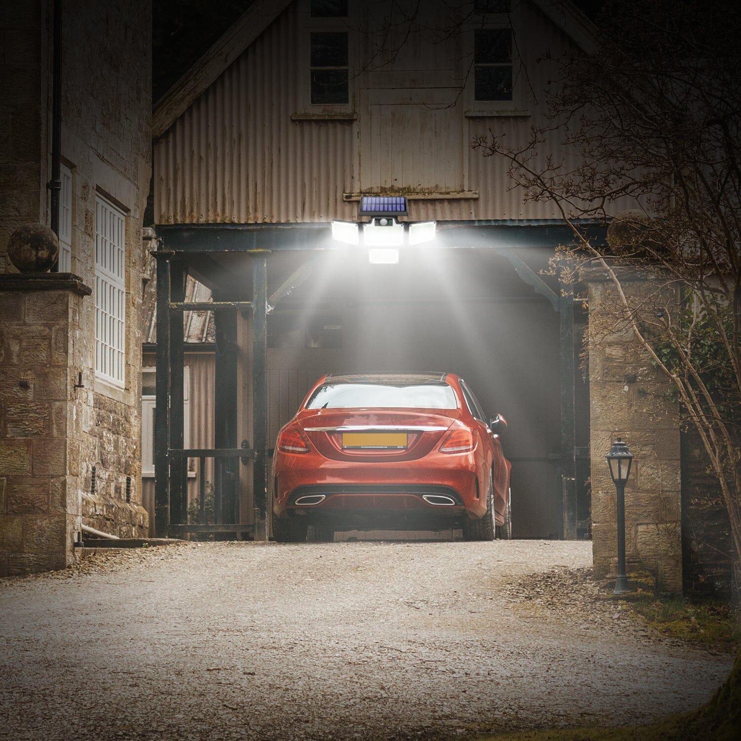 216 LEDs Solar Outdoor Light Motion Sensor Security Wireless Lamp __stock:100 Outdoor Lighting refund_fee:1200 Warranty