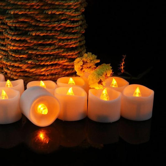 24-Piece: LED Flameless Tea Light Candle Indoor Lighting refund_fee:1200 Warranty