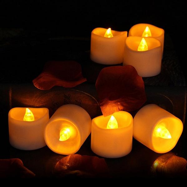 24-Piece: LED Flameless Tea Light Candle Indoor Lighting refund_fee:1200 Warranty