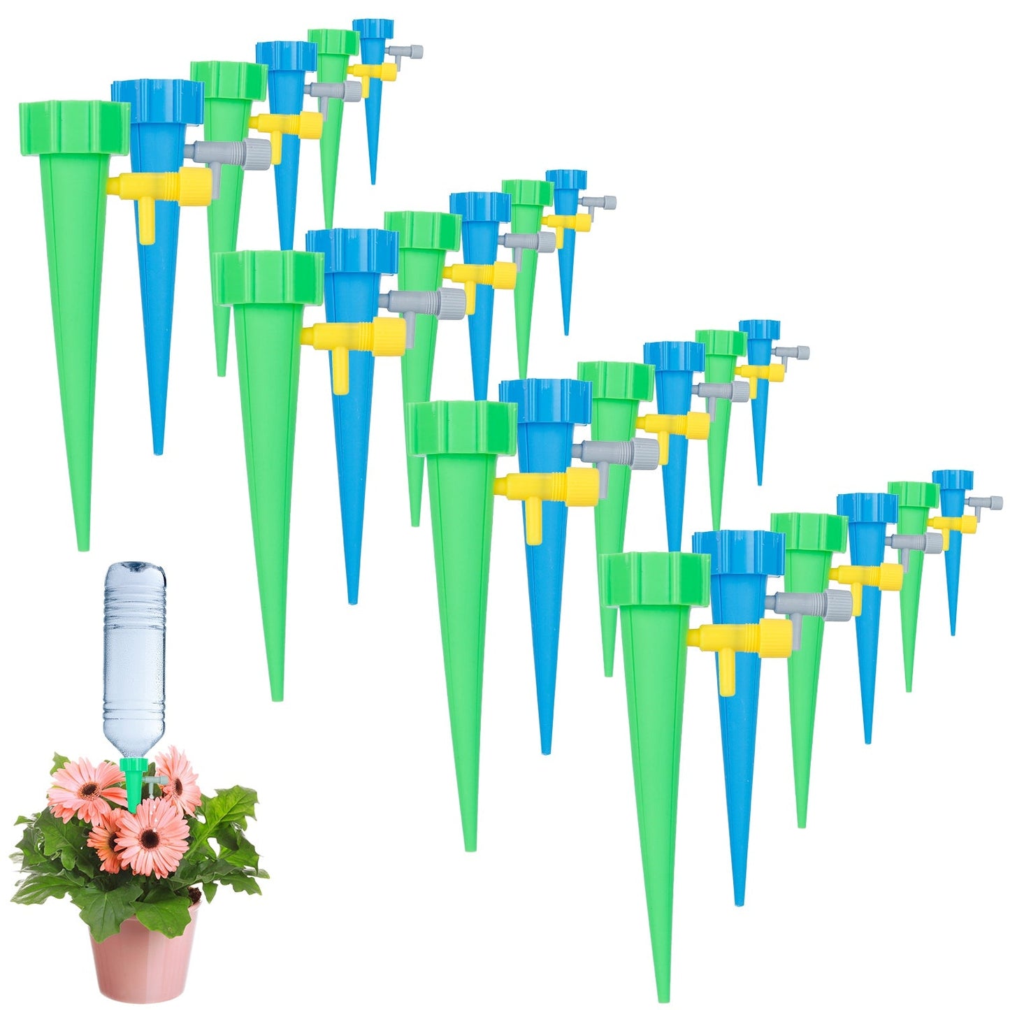 24-Piece: Plant Watering Spikes Self Watering Device __stock:100 Garden & Patio refund_fee:1200