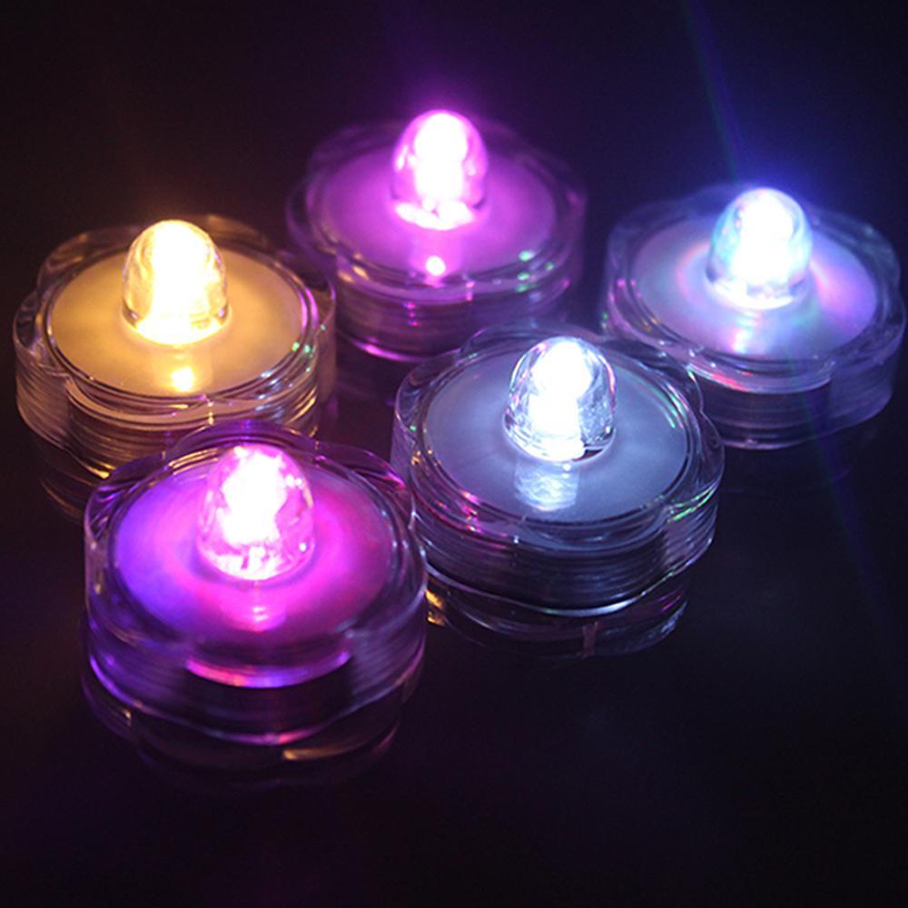 24-Piece: Submersible RGB LED Tea Light Candle Indoor Lighting refund_fee:1200 Warranty