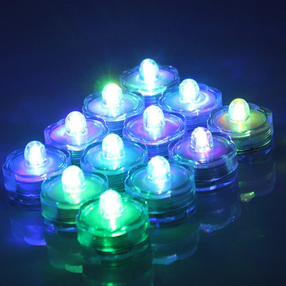 24-Piece: Submersible RGB LED Tea Light Candle Indoor Lighting refund_fee:1200 Warranty