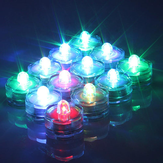 24-Piece: Submersible RGB LED Tea Light Candle Indoor Lighting refund_fee:1200 Warranty