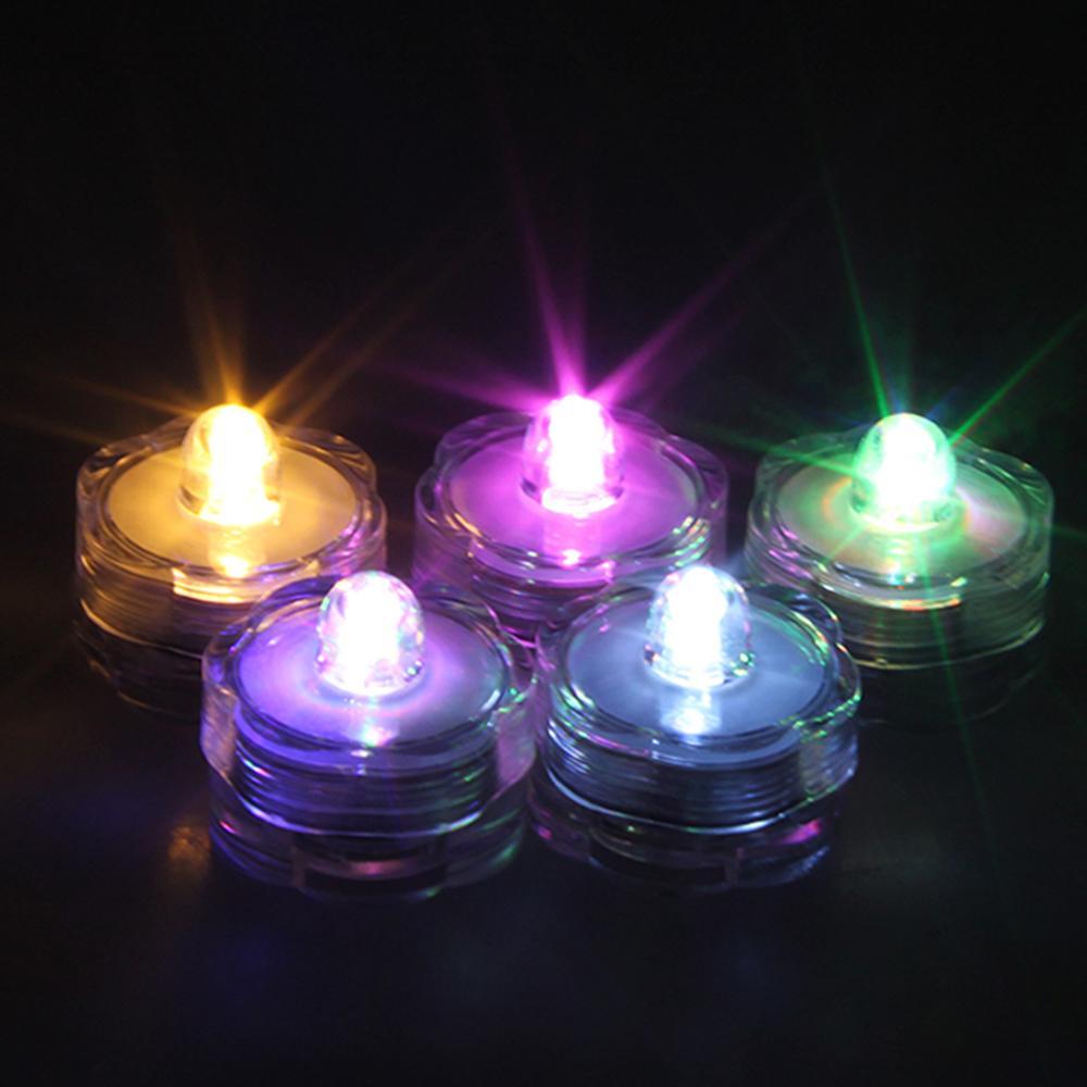 24-Piece: Submersible RGB LED Tea Light Candle Indoor Lighting refund_fee:1200 Warranty