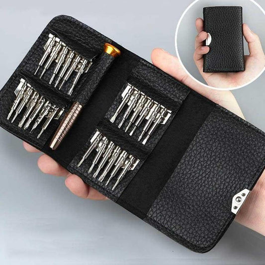 25-in-1 Multi-Purpose Precision Screwdriver Wallet Kit Repair Tools Home Improvement refund_fee:800