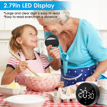 2.79" LED Digital Electronic Countdown Timer Dimmable Mutable Magnetic Clock __stock:50 Kitchen & Dining Low stock refund_fee:1200 Warranty