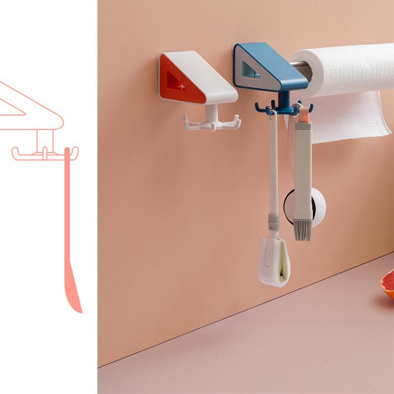 Seamless Rotating Hook With Steel Pipe Closet & Storage storage