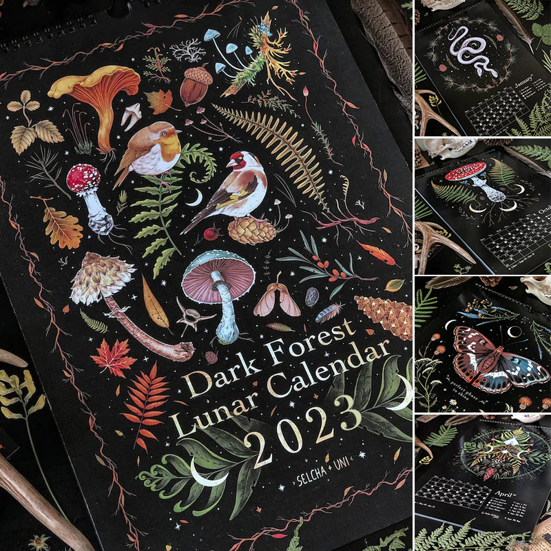 2024 Dark Forest Lunar Calendar decoration