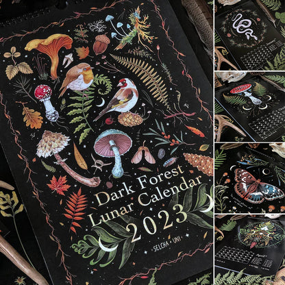 2024 Dark Forest Lunar Calendar decoration