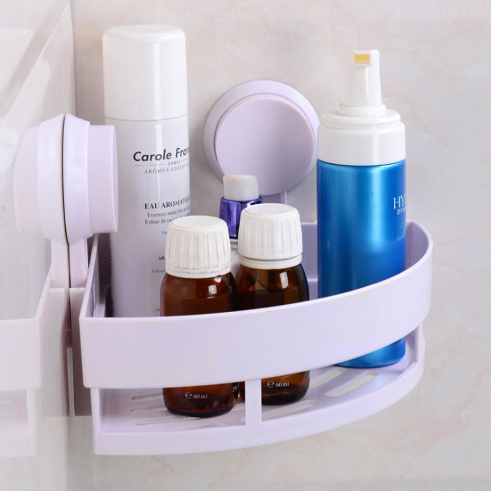 Bathroom Corner Storage Rack Organizer White Closet & Storage storage