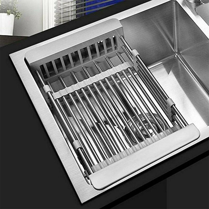 Kitchen Retractable Drainer Rack kitchen Kitchen & Dining