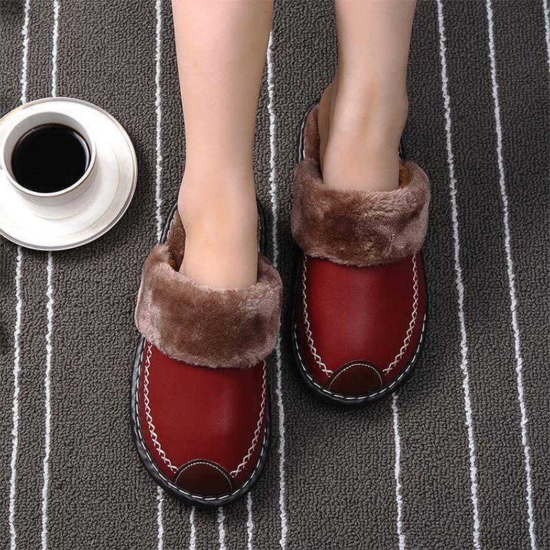 The Indoor Thick-Soled Warm Home Lovers Shoes Slippers Bedding slippers