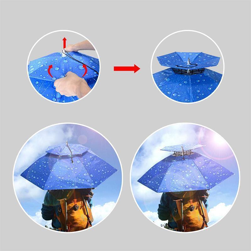 Head-Mounted Umbrella Hats gadgets Garden & Patio