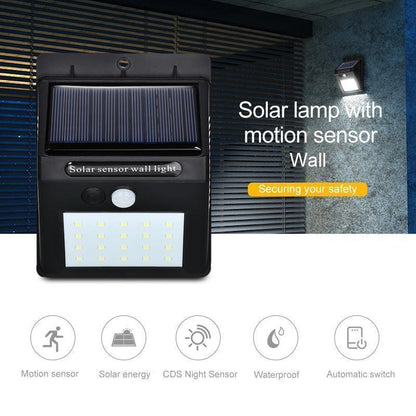 Hirundo 20 LED Solar Lamps Outdoor Garden & Patio smart home