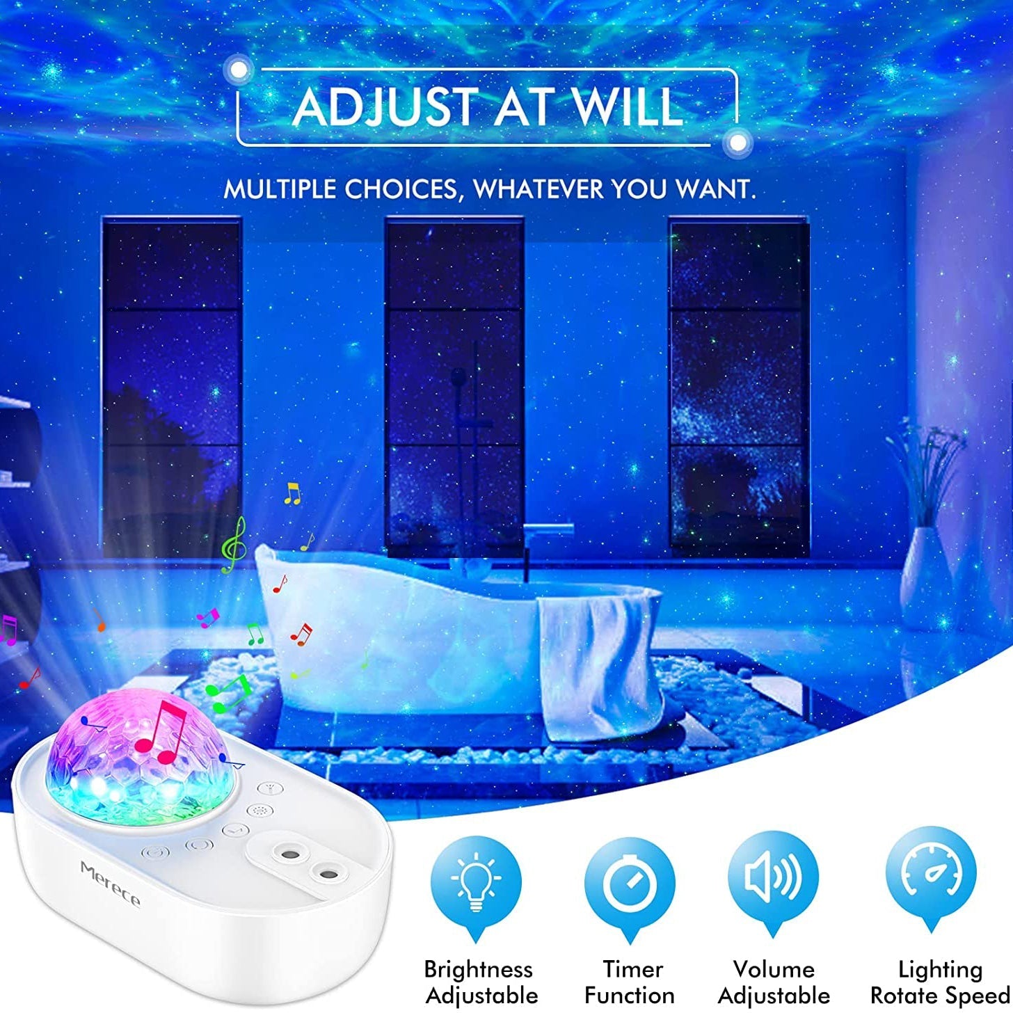 3-in-1 Galaxy Night Light Projector with Remote Control __stock:200 Indoor Lighting refund_fee:1200 show-color-swatches Warranty