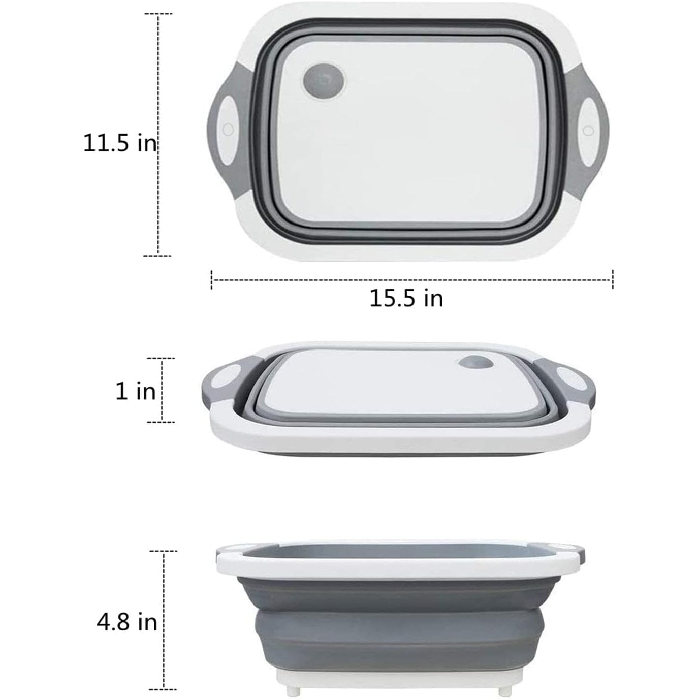 3-in-1 Multifunctional Foldable Cutting Board __stock:200 Kitchen & Dining refund_fee:1200