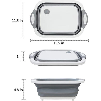 3-in-1 Multifunctional Foldable Cutting Board __stock:200 Kitchen & Dining refund_fee:1200