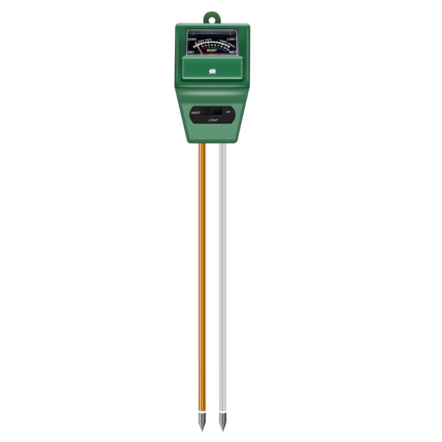 3-in-1 Soil Moisture/Light/pH Tester Garden & Patio refund_fee:800