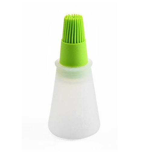 3-Pack: 2.2oz Silicone BBQ Oil Bottle Brush with Flat-Bottom Design Green __stock:200 Kitchen & Dining refund_fee:800