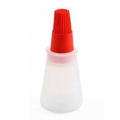 3-Pack: 2.2oz Silicone BBQ Oil Bottle Brush with Flat-Bottom Design Red __stock:200 Kitchen & Dining refund_fee:800