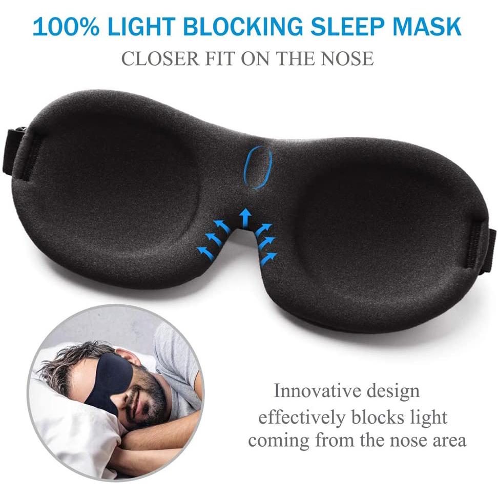 3-Pack: Blackout Eye Mask with Adjustable Strap __label2:BOGO 30% OFF __stock:100 Bedding refund_fee:800